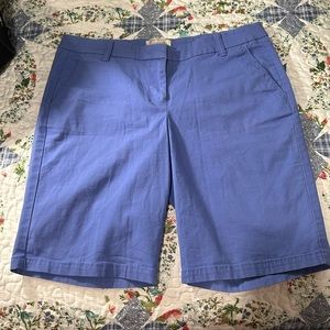 J. Crew Bermuda Shorts, Beach Wear, Blue Color Size 4